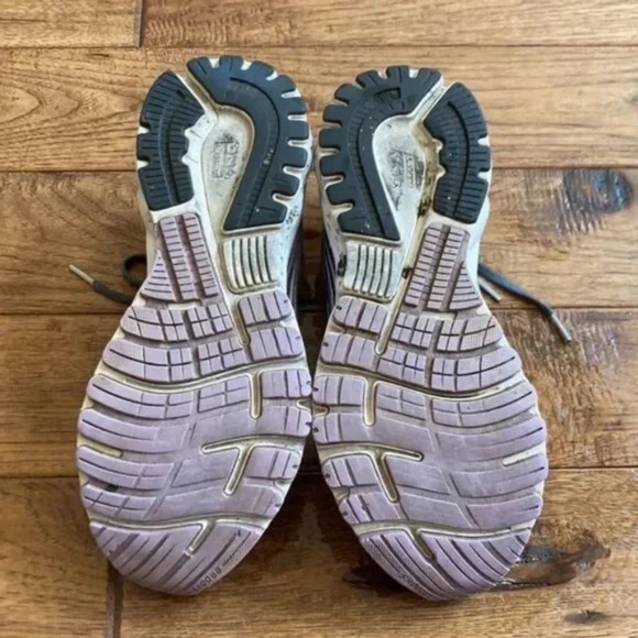 Brooks Adrenaline 19 Cushioned Running Shoes Gray Purple Women's Size 9.5 - Picture 11 of 12